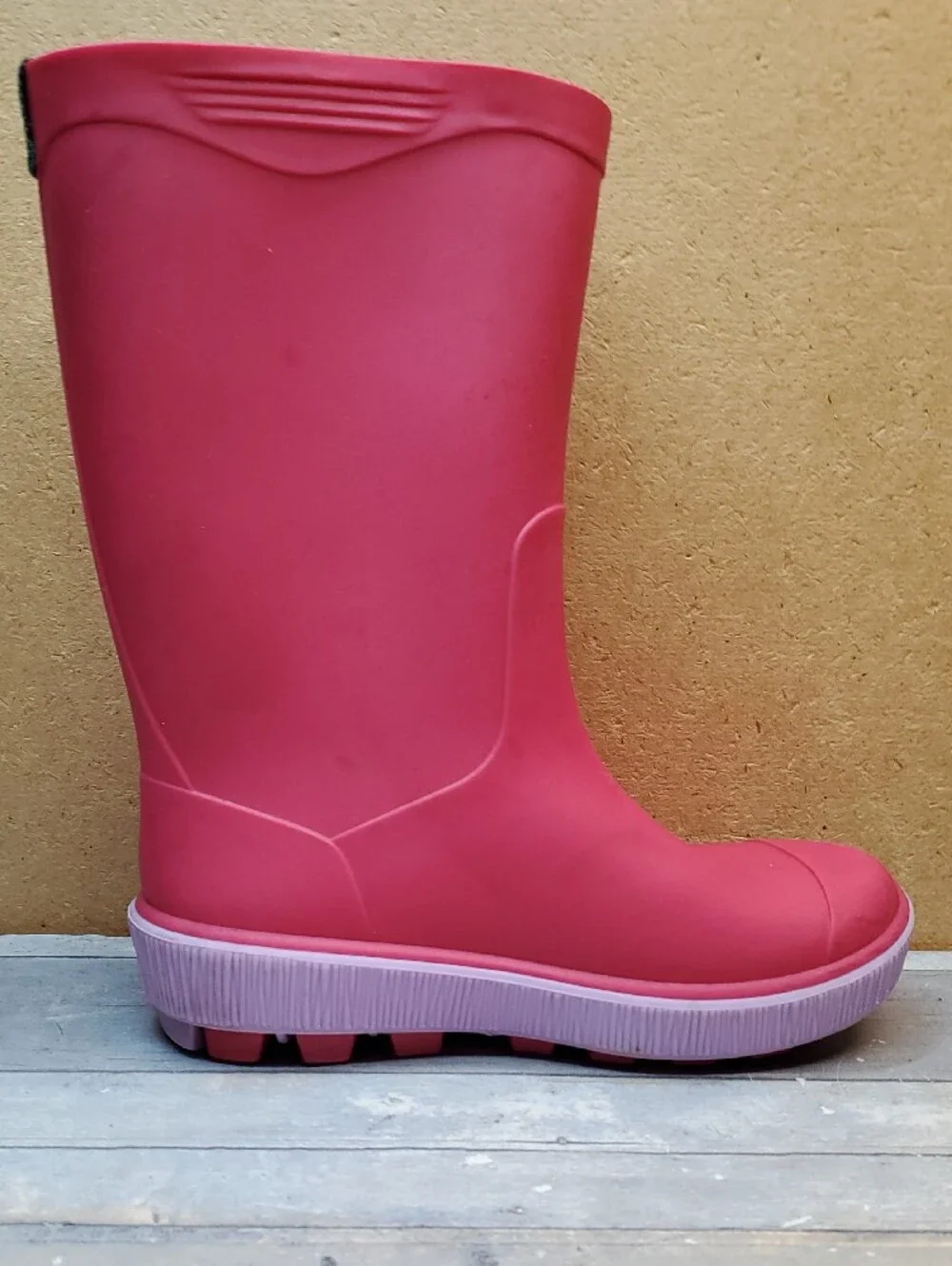 Kamik Stomp Waterproof Rose Pink Rain Boots Size 13
